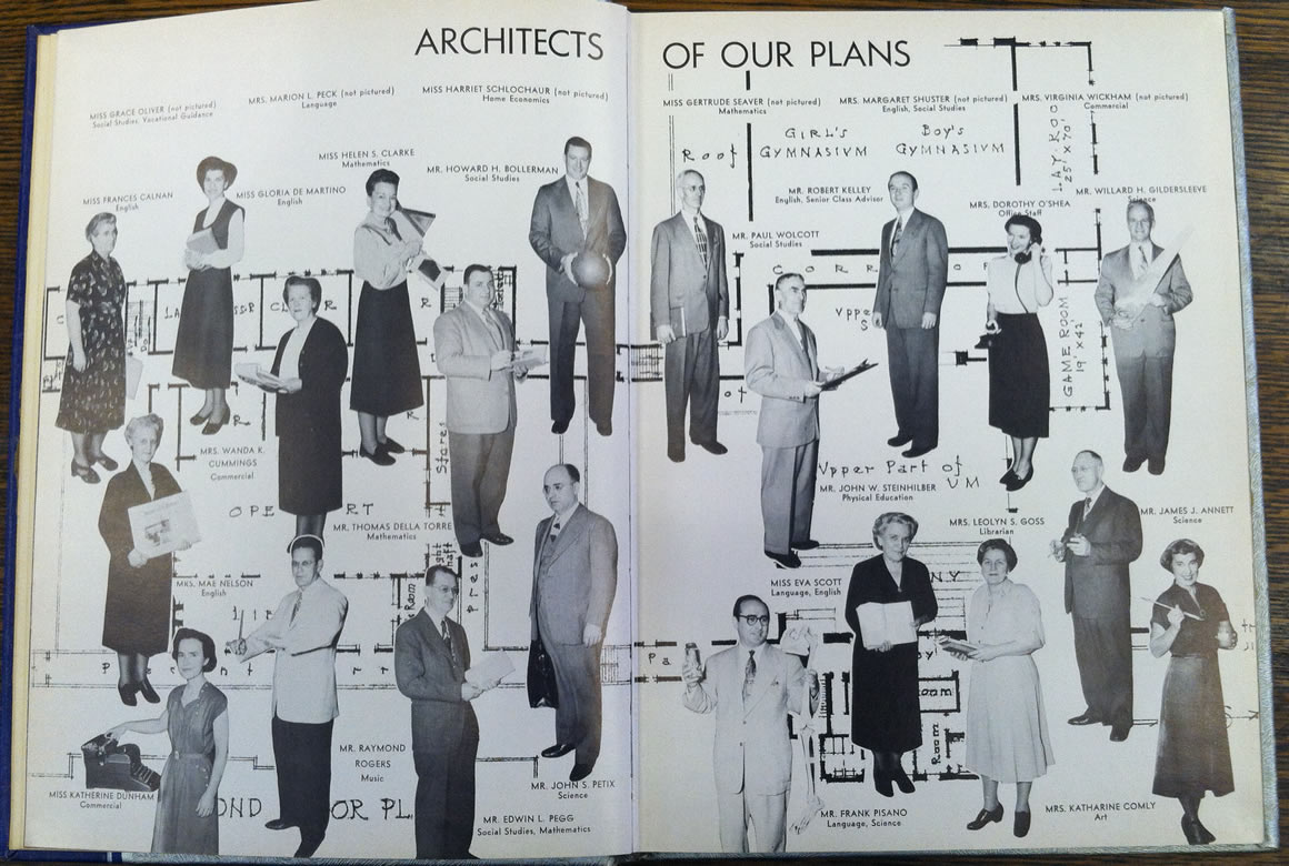 1952 HHS Yearbook Faculty